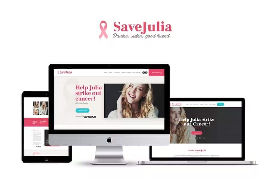 SAVE JULIA – DONATION & FUNDRAISING CHARITY WORDPRESS THEME